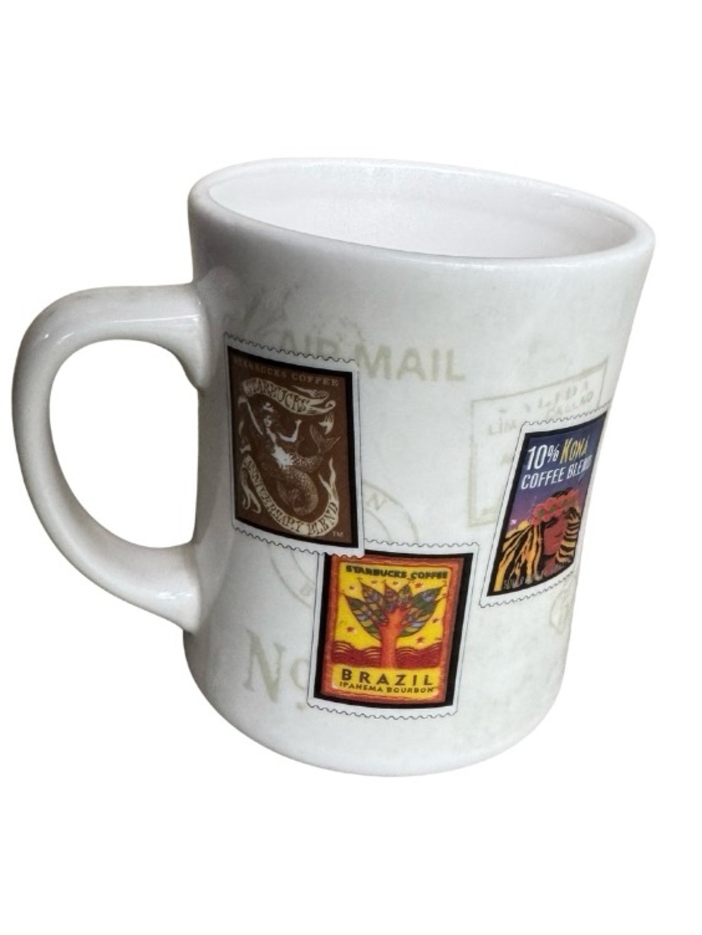 Starbucks Barista 2003 Verona Smooth International AirMail Stamps 16 Oz. Mug